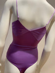 JASMINE DI MILO Purple Silk-charmeuse camisole Top Body Size UK 8 SMALL ladies