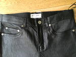 Saint Laurent SOLD OUT Black Leather skinny pants trousers F 38 UK 10 US 6 Ladies