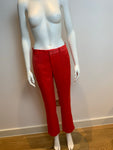 Ralph Lauren Blue Label Red Silky Pants Trousers Size US 4 UK 8 S SMALL ladies