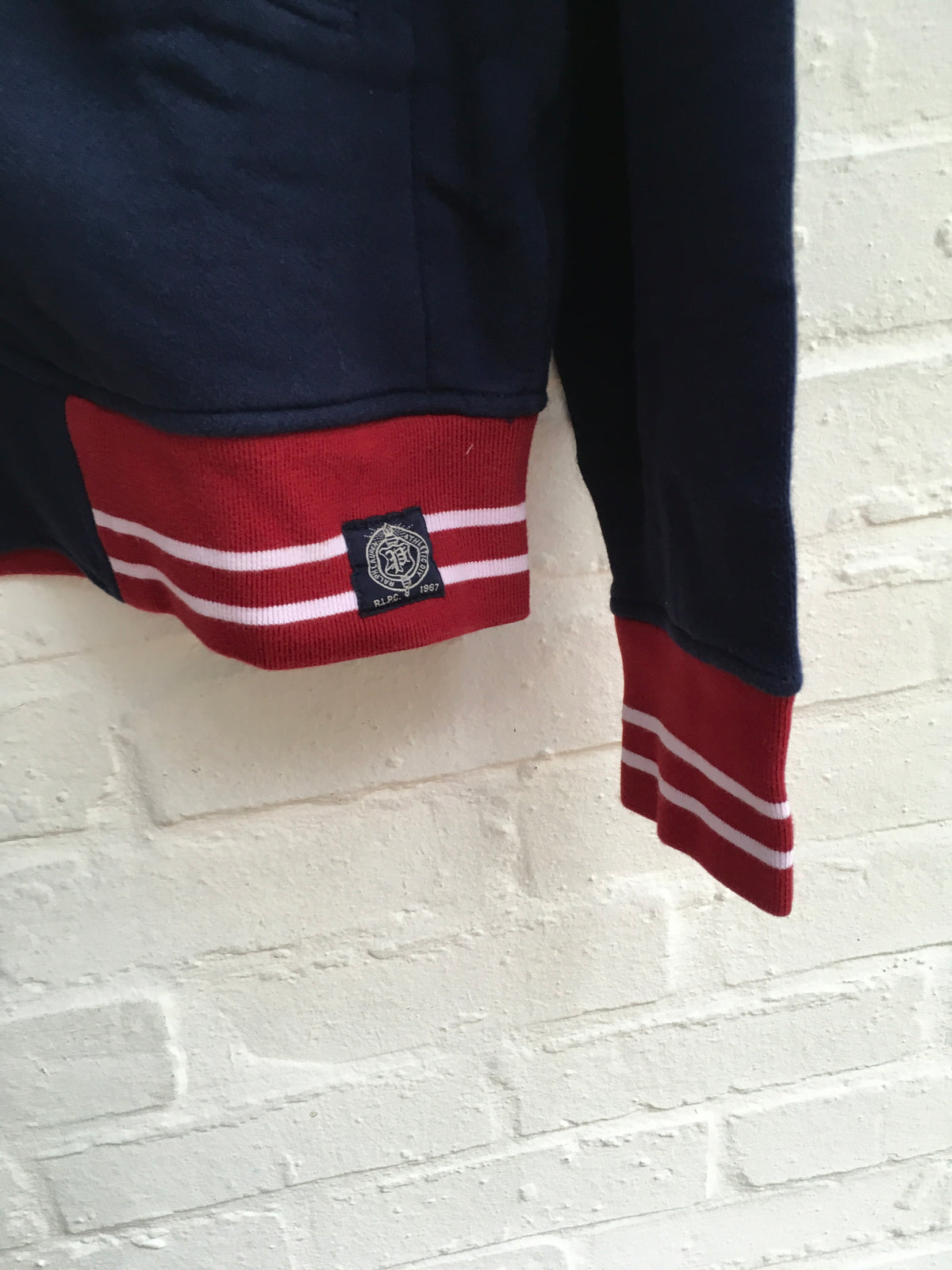 RALPH LAUREN POLO NAVY ZIP-UP SWEATSHIRT SIZE M MEDIUM MEN