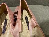 Ralph Lauren Collection Leather Ballet Flats In Pink Size US 8.5 UK 5.5 EU 38.5 ladies