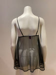 Agent Provocateur Black L'agent By Kaity Sheer Mesh Babydoll Casual Dress small ladies