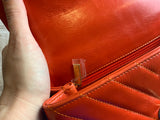 CHANEL Runaway Stitched Chevron Coco Handle Mini Bag Handbag ladies