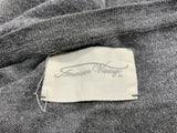 American Vintage Prima Cotton Knit Sleeveless Grey Cardigan Top Size M medium ladies