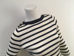 346 BROOKS BROTHERS Striped Knit Top Sweater Jumper Size M medium ladies