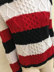 Thom Browne Turtleneck Cable Knit Wool Sweater Jumper Size US 2 UK 6 XS Ladies