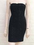 Herve Leger SEQUIN EMBELLISHED HAND-CRAFTED BANDAGE DRESS Size S SMALL ladies