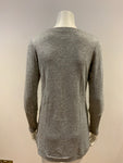 Lounge Lover Grey Cashmere and Synthetic Blend Oversized Jumper Sweater Size S ladies