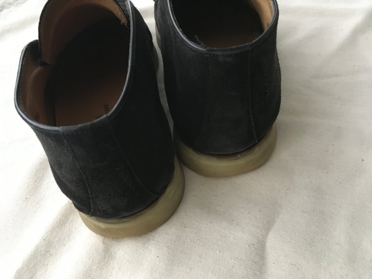 Loro Piana Brown Suede Open Walk Ankle Boots Size 38 ladies
