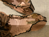 MIU MIU Brown Suede Leather Flats SHOES SIZE 38 UK 5 US 8 ladies