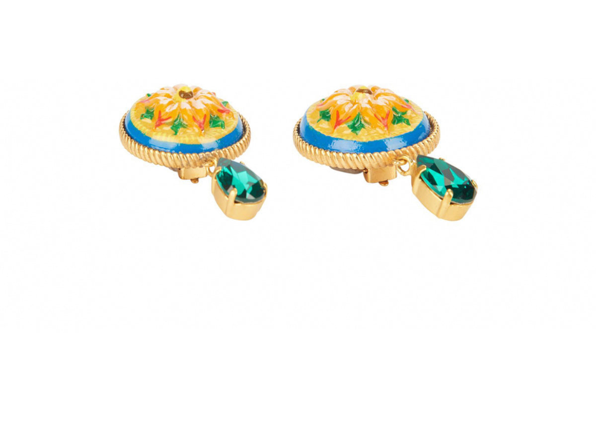 Dolce & Gabbana Sicily Clip On Earrings Ladies