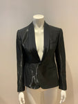 Ralph Lauren Collection Metallic blazer in wool & silk Size US 2 UK 6 XS ladies