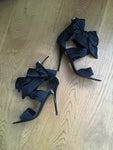Giuseppe Zanotti E10134 Chiffon-Bow Sandals Ladies