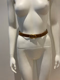 Gucci Vintage 1990's Leather GG Interlocking Belt Size 90-36 ladies