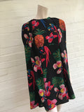 VALENTINO 2017 printed silk crepe de chine mini dress Ladies