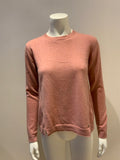 MASSIMO DUTTI ROSE CASHMERE KNITTED SWEATER JUMPER SIZE 13-14 years children