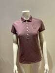 $208.53 Ralph Lauren Beaded Big Pony Polo T shirt Women Size M medium ladies