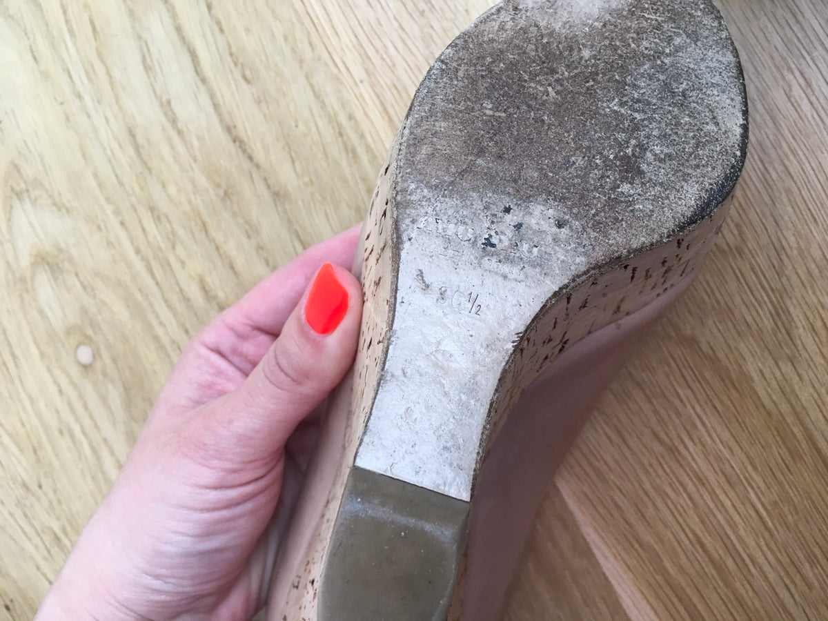 Miu Miu Platform Wedge Pumps Heels Shoes 36.5 UK 3.5 US 6.5 ladies