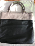 JIL SANDER Women’s Leather Two Tone Market Shopper Tote Bag Ladies