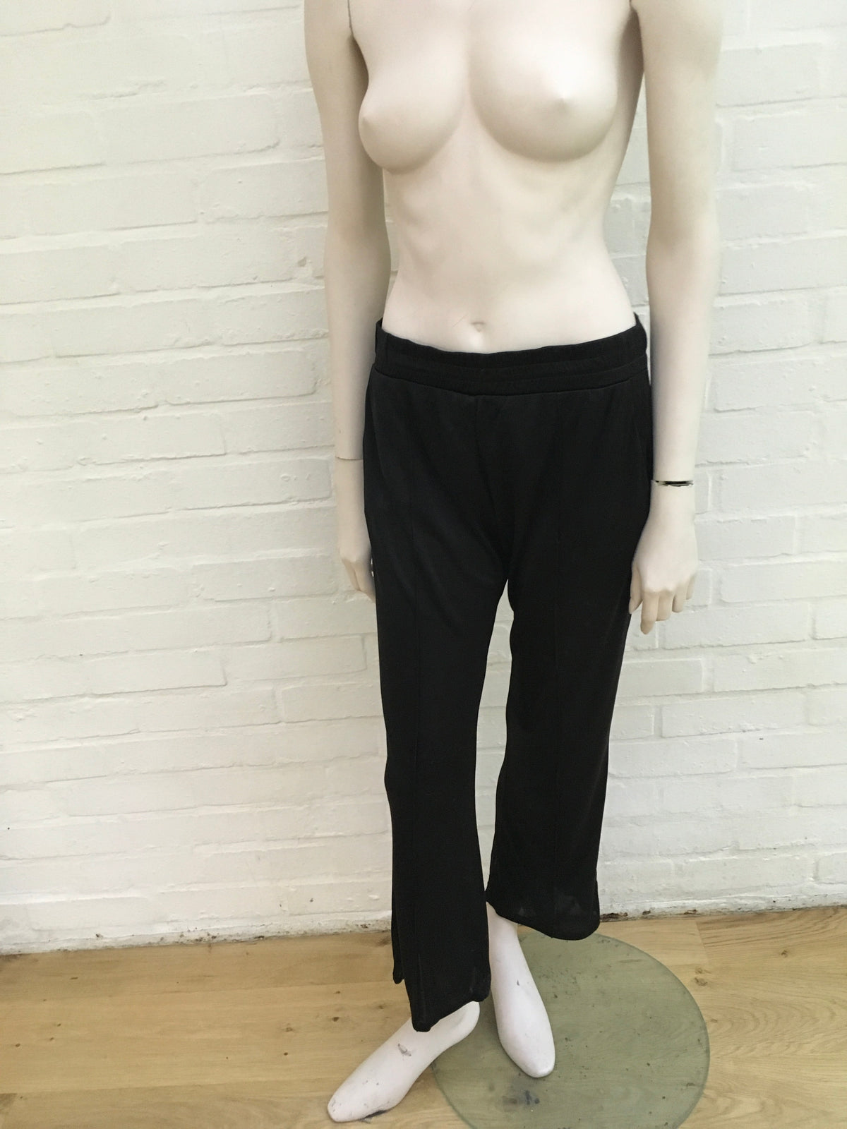 BLUMARINE Black Straight Leg Sport Pants Trousers Ladies