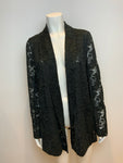 JASMINE DI MILO BLACK LACE BLAZER SIZE UK 14 US 10 EU 42 ladies