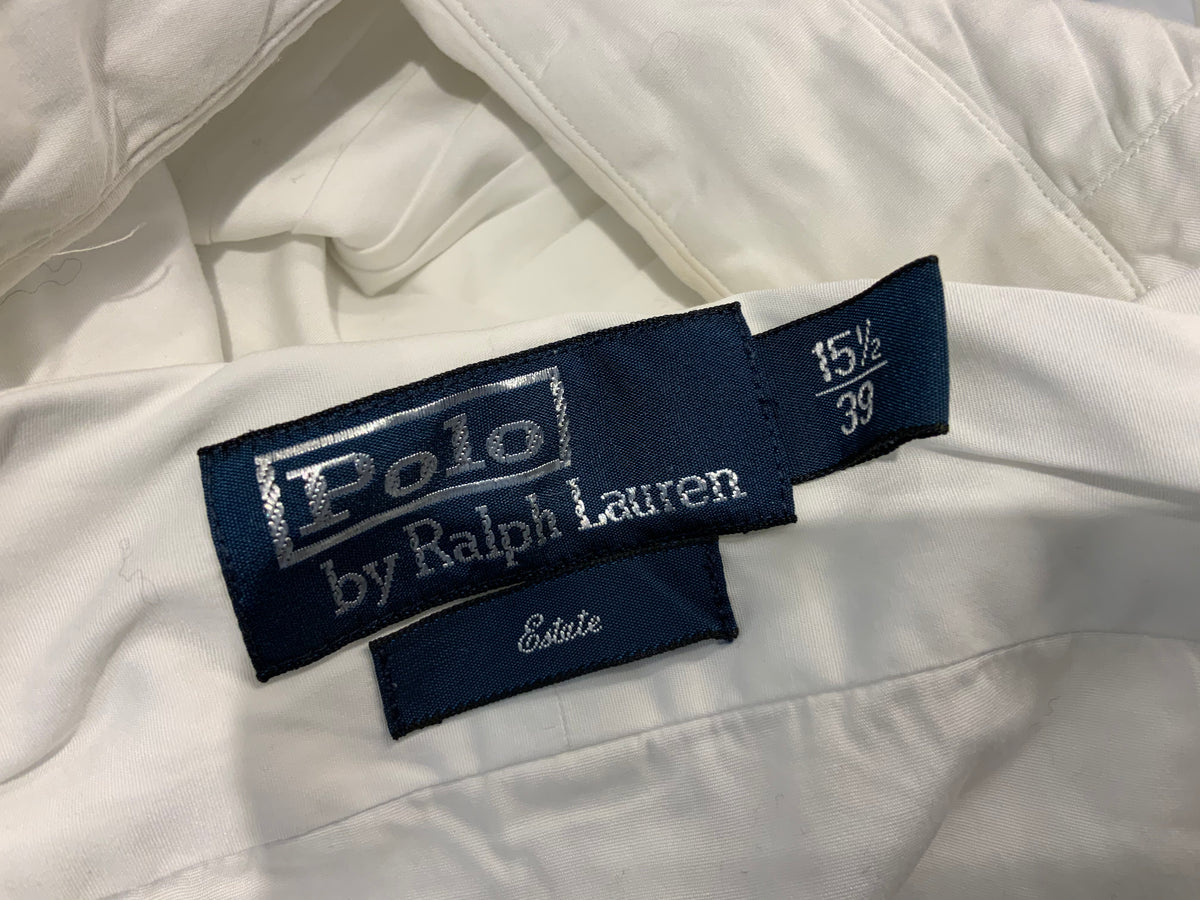 Ralph Lauren Polo Long Sleeve Tuxedo Shirt Size 39 15 1/2" men