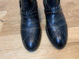 HUSH Amelia Studded Leather Boots SIZE 40 UK 7 US 10 ladies