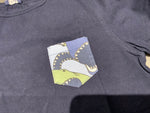 $280 Il Gufo KIDS Boys Shark Pocket T shirt Size 6 years children
