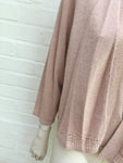 Marks & Spencer Lurex Pink Cardigan Size UK 20 EU 48 ladies