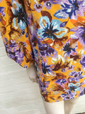 Zara floral puff sleeve dress SOLD OUT Size M medium ladies