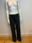 Ralph Lauren Blue Label Wool Flare Wide Leg Pants Trousers Size US 8 UK 12 L ladies