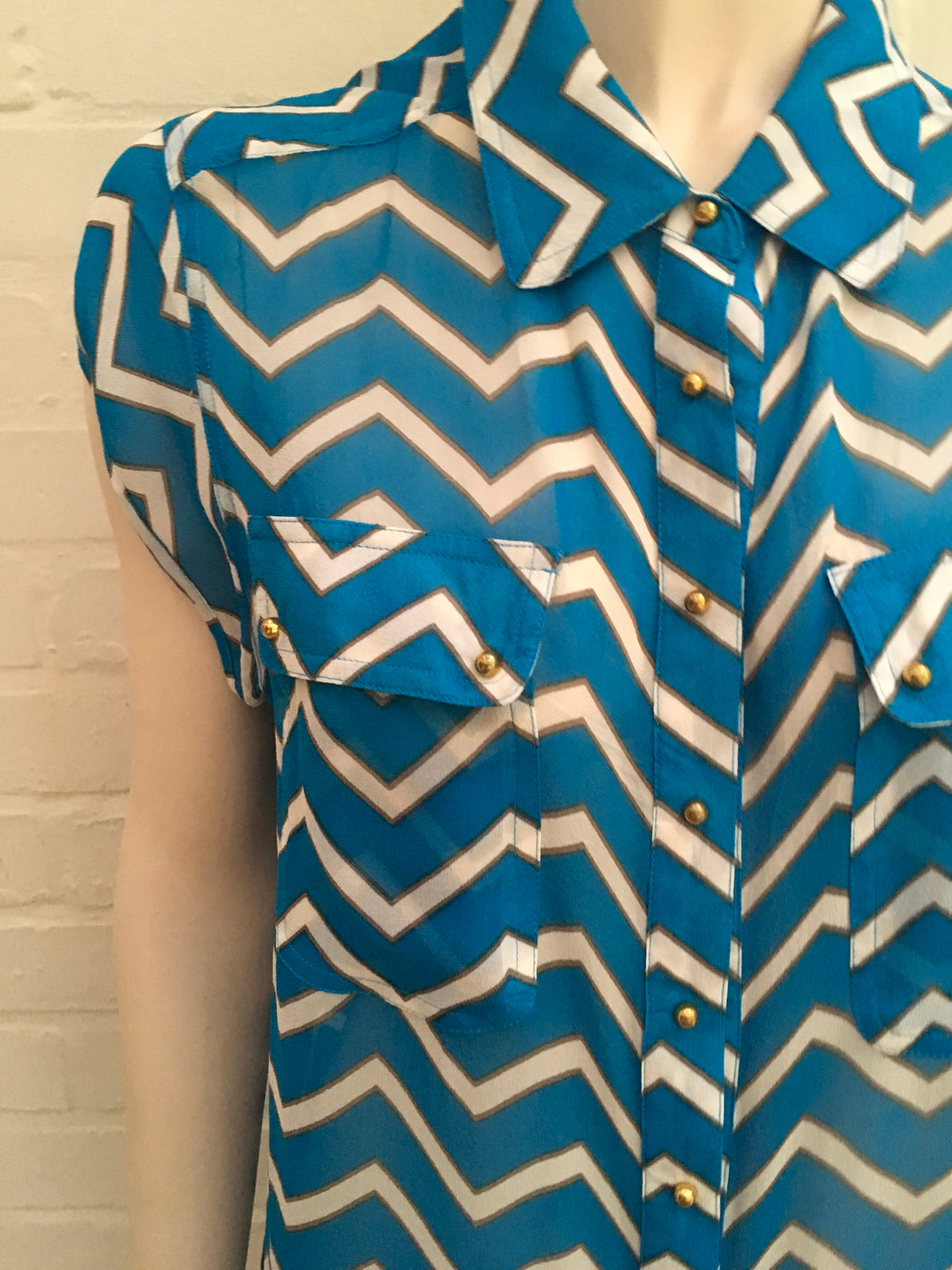 Charlie by Matthew Zink - Charlie printed silk-georgette shirt dress  Ladies