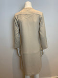 Jaleo Beige Silk Blend Midi Tunic Dress SOLD OUT Size M medium ladies