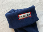 HUNTER blue kids fleece welly XXS 25-27 Children