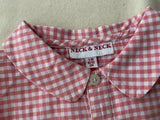 NECK & NECK KIDS Red&White Gingham Shirt 2 years 85-92 cm Boys Children