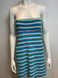 Ella Moss Stripped Mini Beach Cover Up Summer Dress Size XS ladies