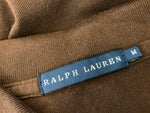 RALPH LAUREN POLO BROWN TOP T-SHIRT SIZE M MEDIUM ladies