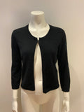 ALLUDE WOMENS CROPPED CASHMERE KNIT SWEATER JUMPER CARDIGAN SIZE M MEDIUM LADIES