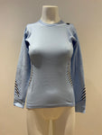 Helly Hansen Womens Long Sleeve Top Sportswear in Blue Size S small ladies