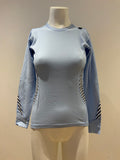 Helly Hansen Womens Long Sleeve Top Sportswear in Blue Size S small ladies