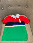 Polo Ralph Lauren Boys Green & Red Polo Big Pony T-Shirt Size 3 years old children
