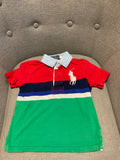 Polo Ralph Lauren Boys Green & Red Polo Big Pony T-Shirt Size 3 years old children