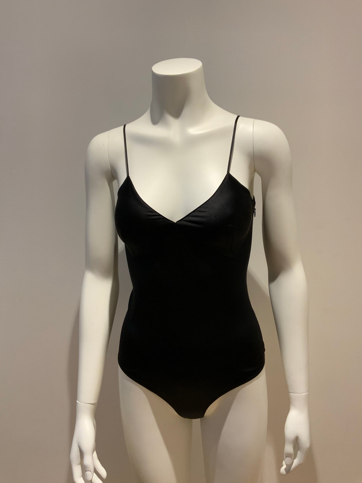 Jasmine di Milo Black Silk-charmeuse camisole Top Body Size UK 10 US 6 EU 38 ladies