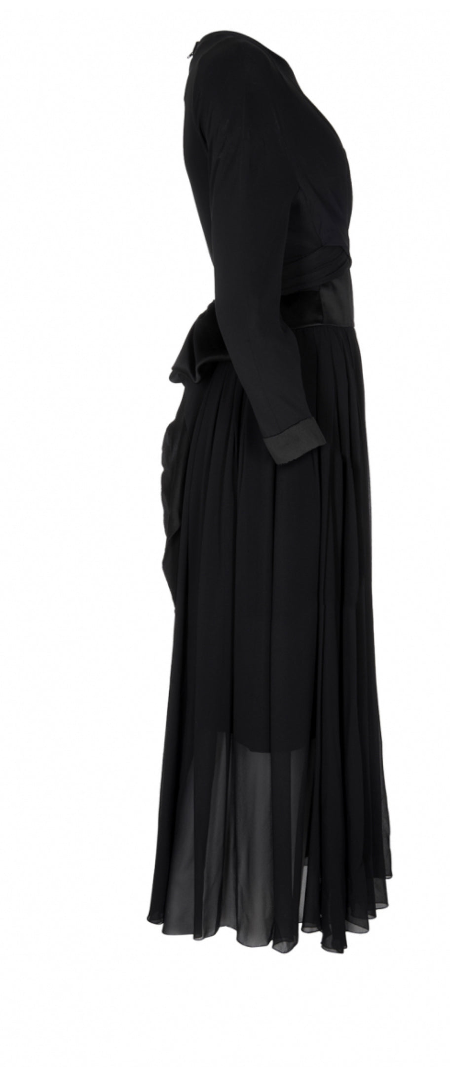 Chanel Little Black Dress Vintage Size F 44 Ladies