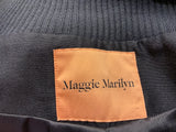 MAGGIE MARILYN Some Kind Of Wonderful Ruffle Bomber Jacket Size S small ladies