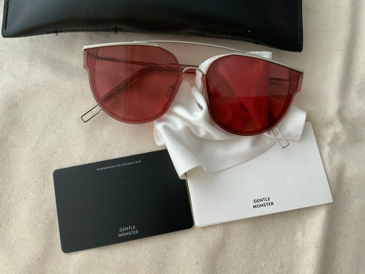Gentle Monster Loe tinted D-frame sunglasses ladies