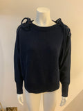 Amazing Rare See by CHLOÉ Celebrities lace-up sleeve jumper sweater Size S small ladies