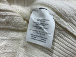 J.Crew Wool Blend V neck Cable knit Jumper Sweater Size S small ladies