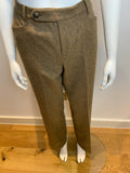 Ralph Lauren Lauren Adelle Brown Wool Pants Trousers Size US 8 UK 12 L LARGE ladies