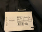 £2,940 SOLD OUT Balmain Black Double Breasted Wool Blazer Dress F 40 UK 12 US 8 ladies